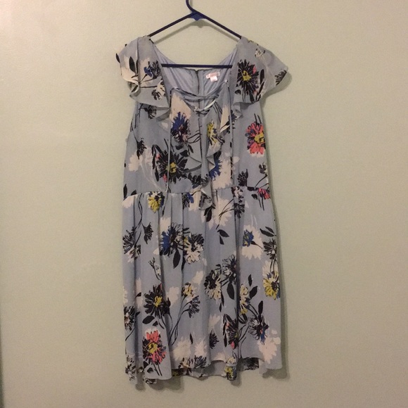 Xhilaration Dresses & Skirts - Blue floral dress